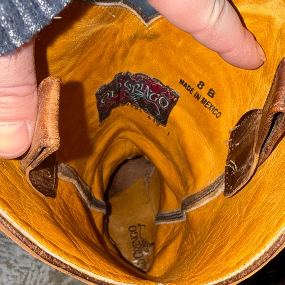 Old Gringo Embroidered Floral Brown Western Boots “Bonnie” - Picture 8 of 8